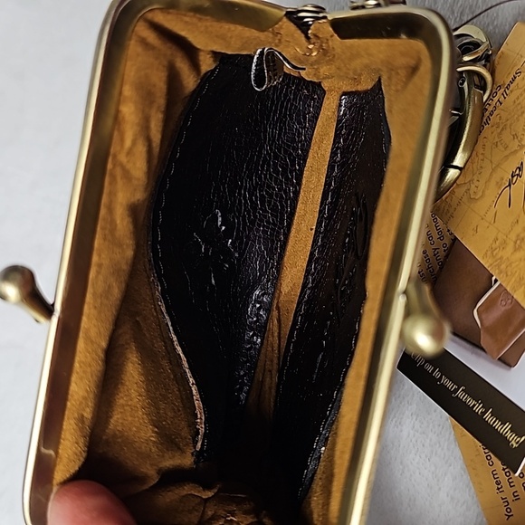 Patricia Nash Leopard/Leather Borse Coin Purse - Picture 3 of 3